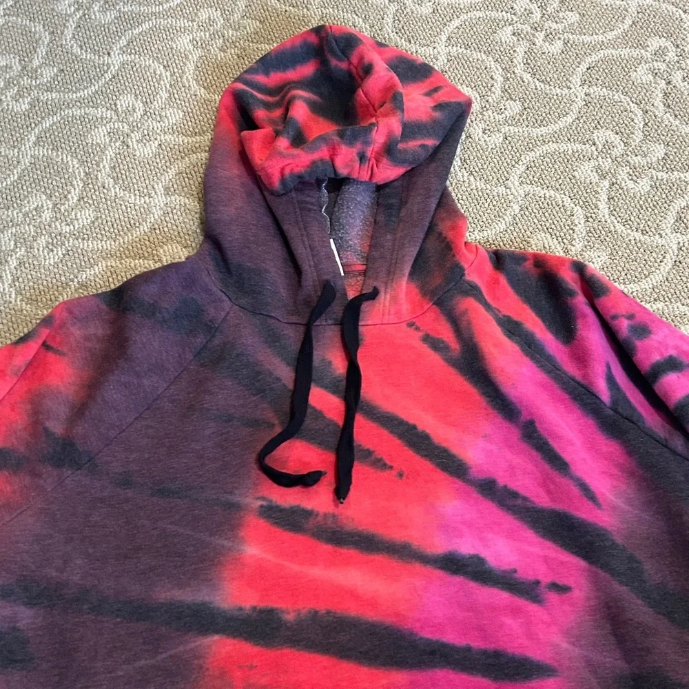VS Pink Supernova Tie-Dye Hoodie Sweater Dress size XL - Picture 8 of 9